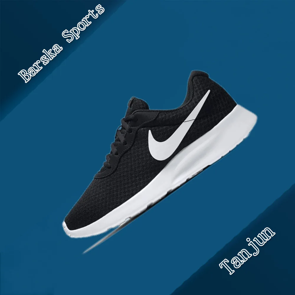 nike-tanjun-sneakers-basse-uomo-e-donna-ammortizzazione-e-resistenza-all'usura-sneakers-scarpe-da-corsa-alla-moda-e-traspiranti-nere