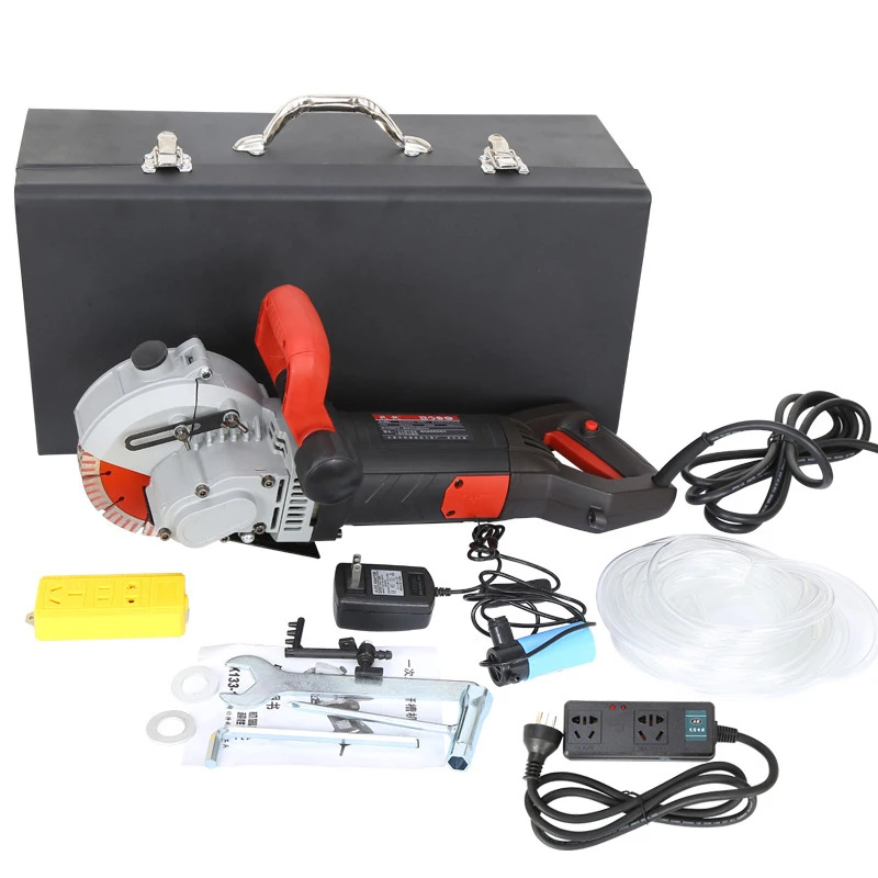 160 Slotting Machine One-time Forming Wall Cutting Electric Dust-free and Dead-end Concrete Slotting House Decoration Buried