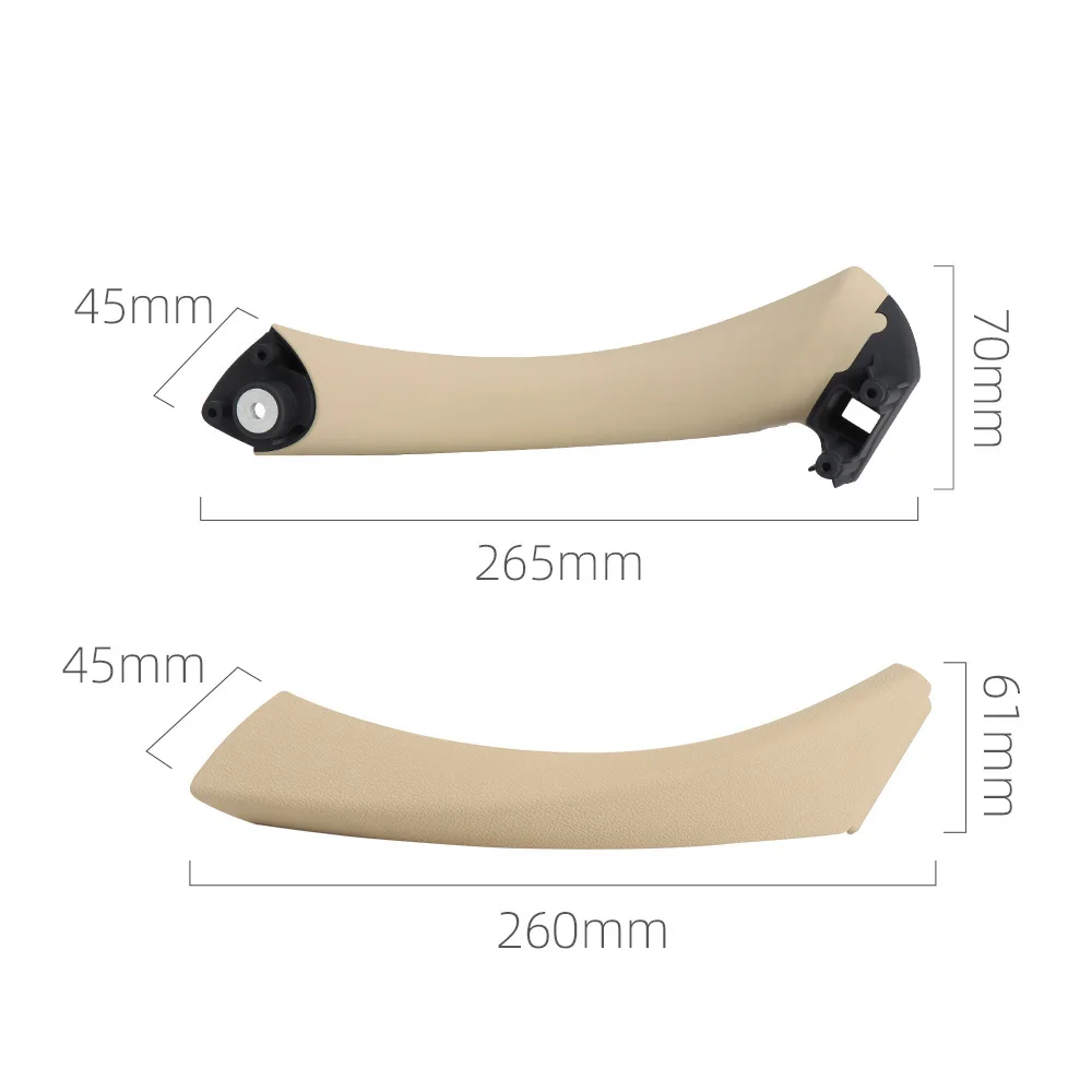 Picture 6: Left Right Interior Door Pull Handle with Handle Cover Trim Replacement For BMW 3 Series E90 2006-2012 Auto Interior Accessories