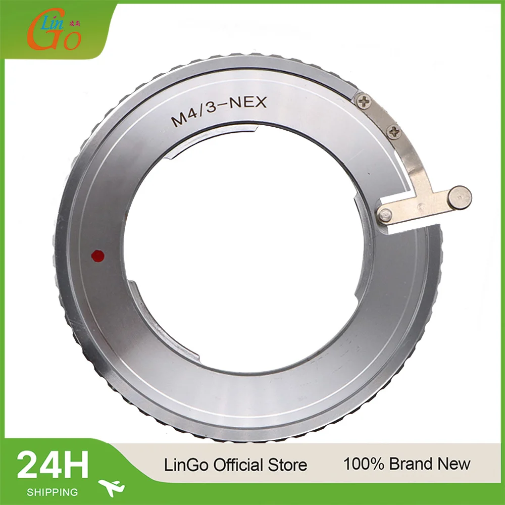 M4/3-NEX M4/3 Camera Lens Adapter for Sony E Mount Micro Four Thirds Mount Adapter Ring NEX A5000 A6000 A7 A9 ZV series etc.