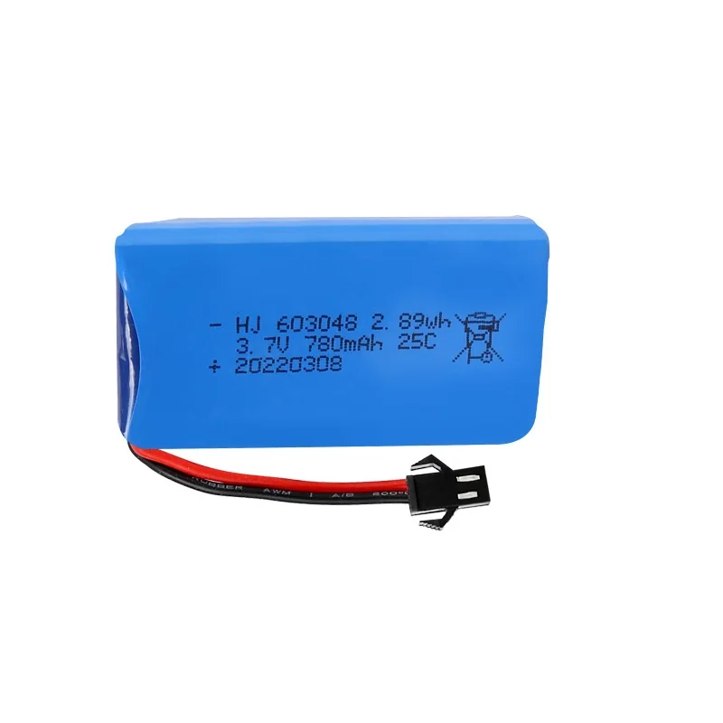 2 stks/partij 3.7 V 780 mAh Batterij 603048    Voor WLtoys V686G Q222 Q222G/XK X250 RC Quadcopter Onderdelen