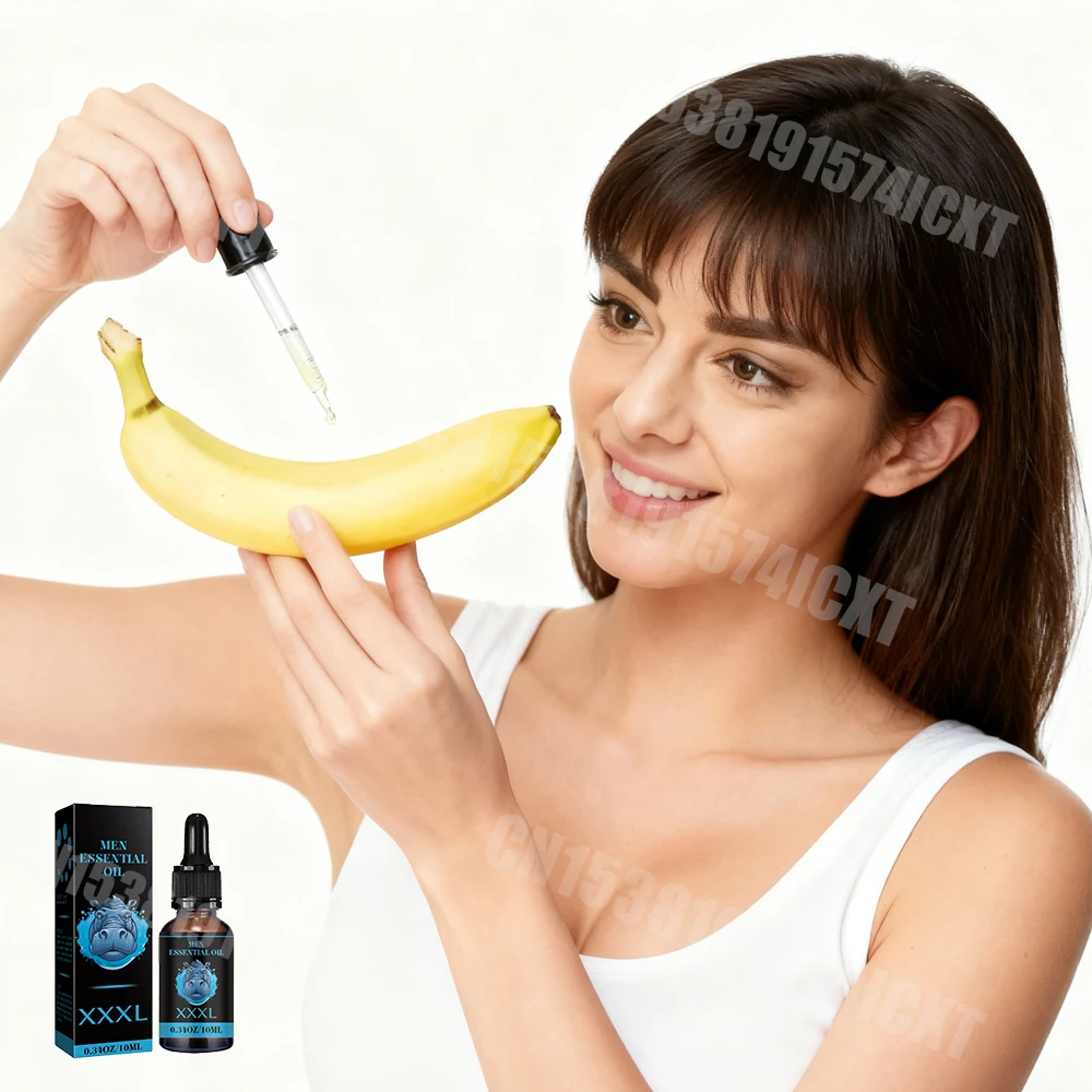 Penis Permanent Thickening, Increase XXL Growth Enlargement Massage Men's Cock Erection Lubricant Plant Extracts Massage Oil 18+