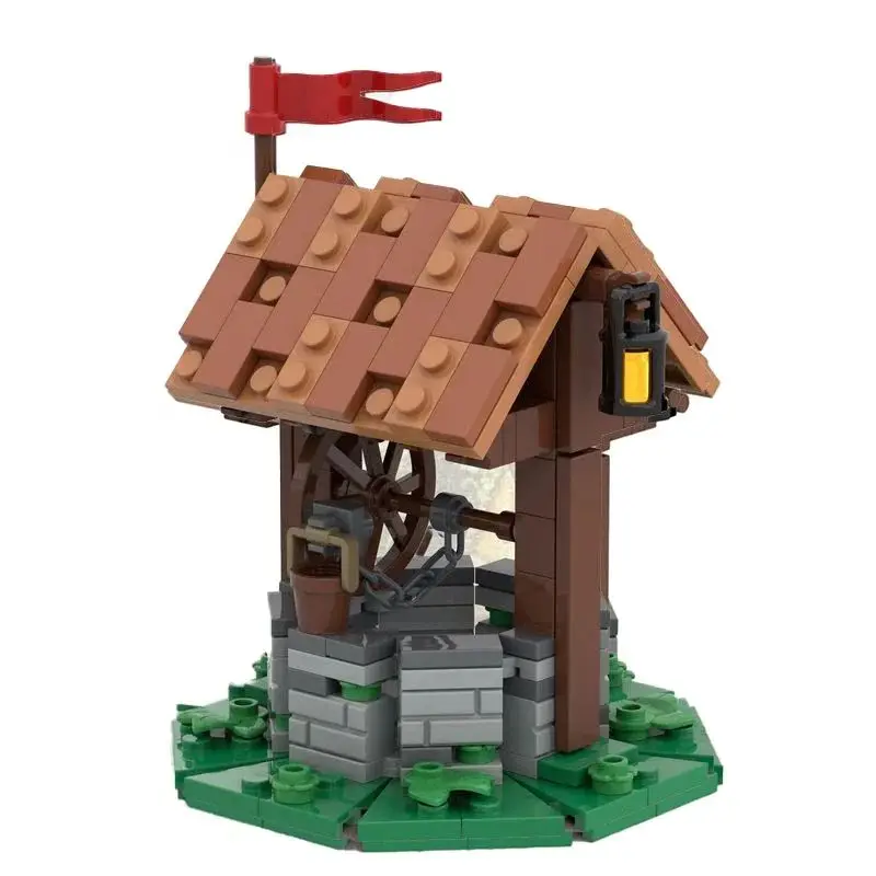 

New Brick Medieval Well (castle theme) Building blocks Toy Birthday gift DYI Creative Assembly MOC-119638