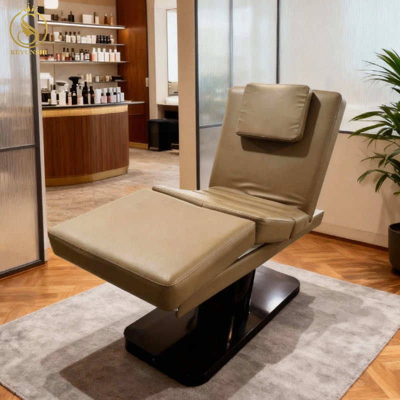 Best Selling Adjustable Beauty Salon Massage Chair Facial Eyelash Care Bed Salon Electric Beauty Bed