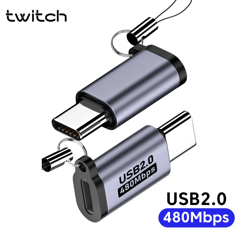 

Mini USB2.0/Micro To Type C Adapter Fast Charging 480Mbps Fast Data Transfer Connector Type c/Micro Male to ios Female Converter