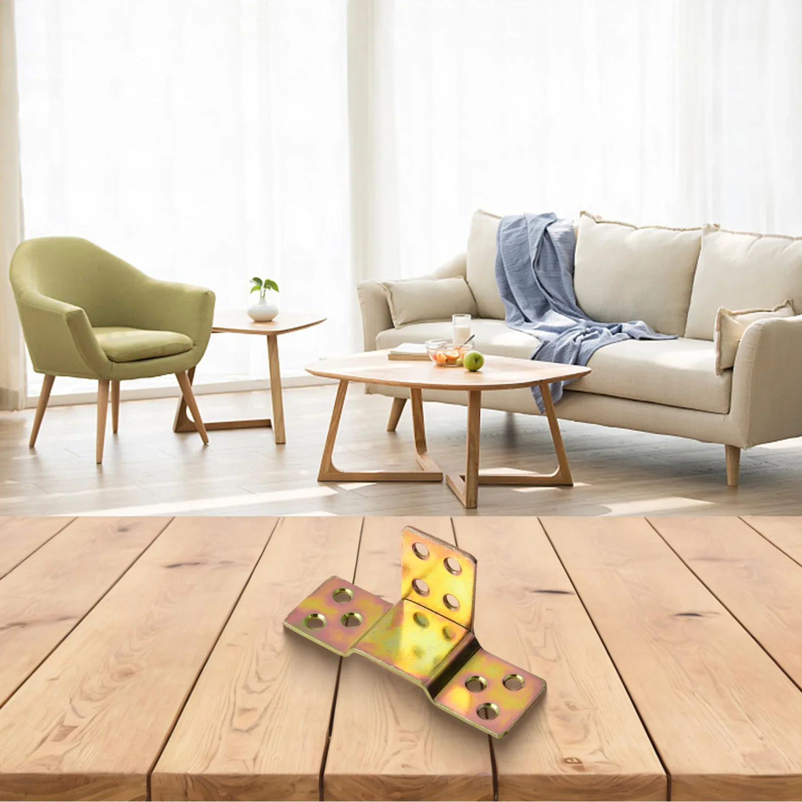 DIY Projects Furniture Connector Bed Rail Fastener Easy To Install Knock Down Easily Mounting Hole Diameter 5mm