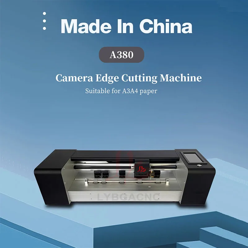 

LY A380 Small Automatic Die-cutting Lettering Machine Induction Feeding Half-cut Full-cut Function Single-knife Head Cutting