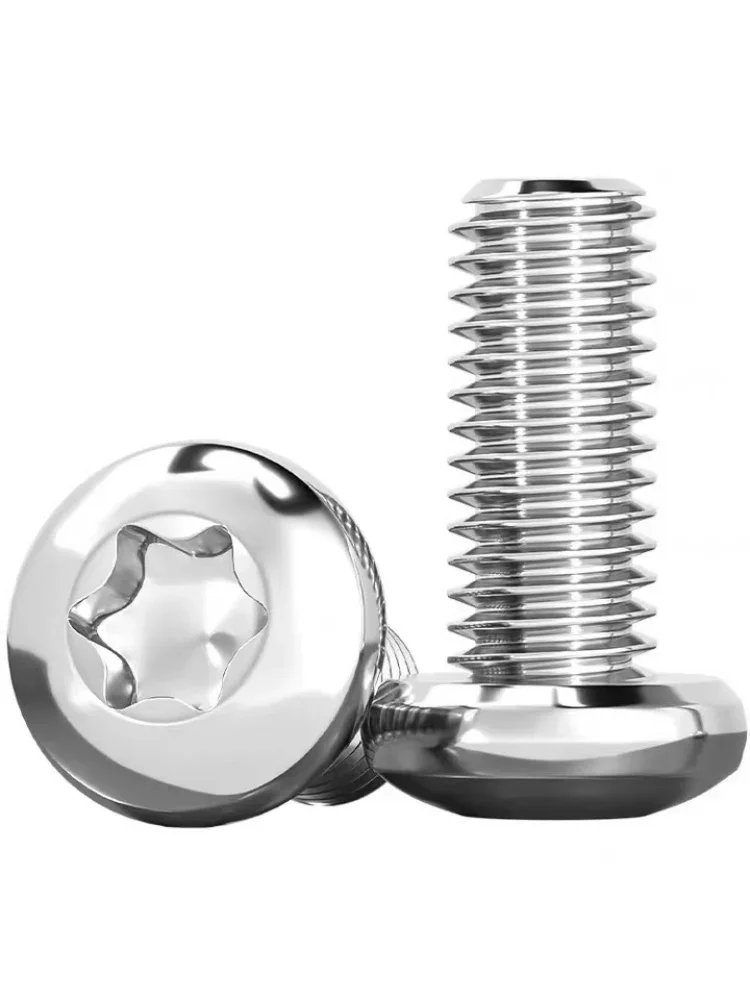 Gb2672 Iso14583 Six Lobe 304 Stainless Steel Pan Torx Machine Security Screw Round Anti-theft