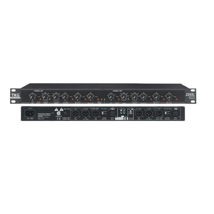 234XL Karaoke Dj Sound    o Sound System for Stage Pe  ormance Professional Dsp Crossover pa Speaker Crossover