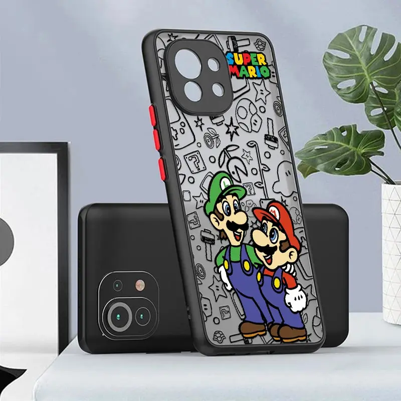 جراب هاتف كلاسيكي للغاية لعبة M Marios ، غطاء غير لامع لـ Xiaomi Poco X3 NFC F3 F5 M3 M4 X4 Pro X5 Mi 11 Lite 5G NE 11T 12T Pro 10