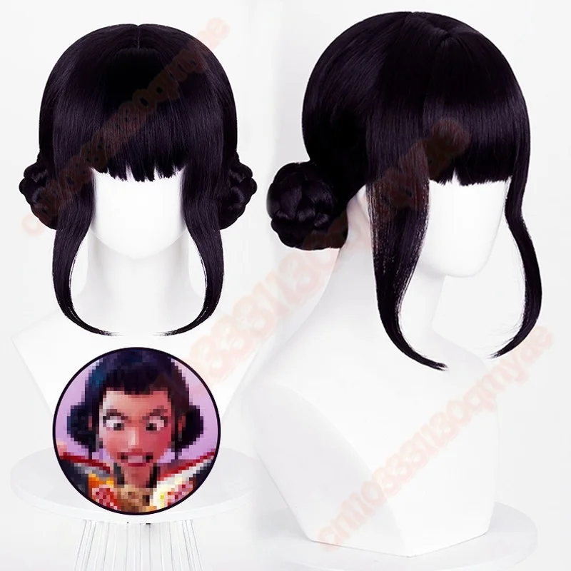 فيلم جديد Kpop شعر مستعار تأثيري ميرا رومي زوي شيطان الصيادين أرجواني أسود أحمر طويل الشعر مقاومة للحرارة بيروكات صناعية كرنفال الدعائم