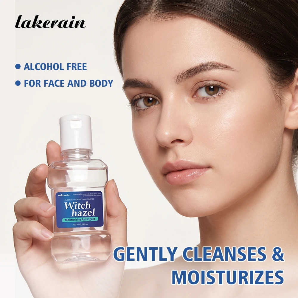 Natural Witch Hazel Toner Alcohol Free Gentle Astringent Hydrating Pore Refining Facial Skin Care Face Body Most Skin Types