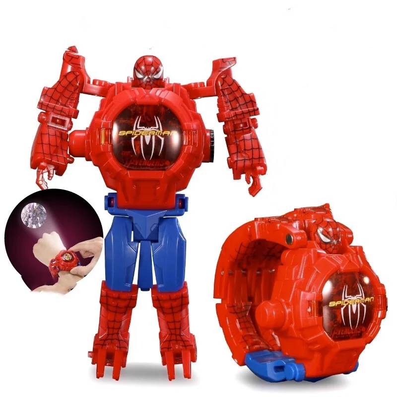 Marvel Spider Man Batman Children's Anime Watch Children's Toy Action Doll Children's Watch - view 5