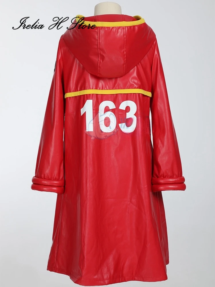 Irelia H ONE PIECE disfraz de Cosplay de Luffy, Anime, abrigo de PU, Disfraces de Halloween para hombre