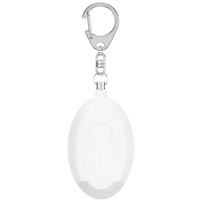 Personal Safety Alarm, Safe Sound Personal Alarm, 130DB USB Charged Personal Security Alarm Keychain With LED Lights