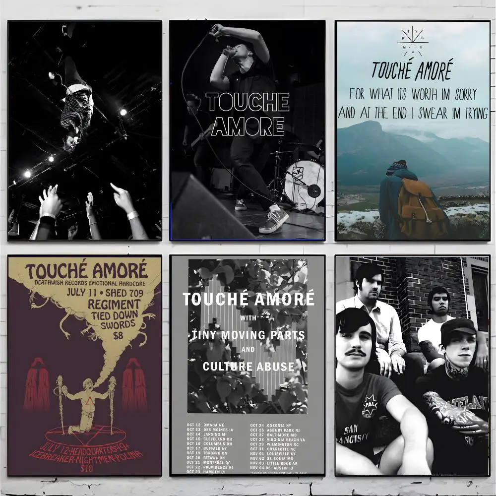 band hardcore T-Touche Amore Poster Premium Decor Art & Gift for Household Lounge Home Ornaments