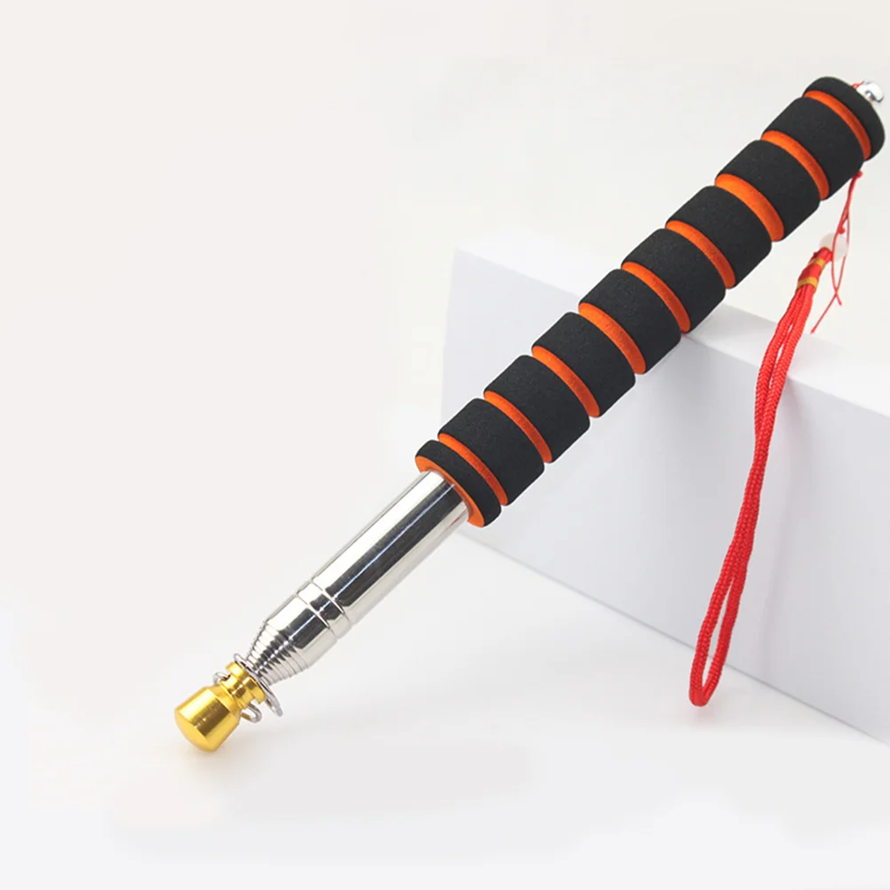 Foldable Whiteboard Telescopic Flag Pole Outdoor Guide Flagpole Stainless Steel Rod