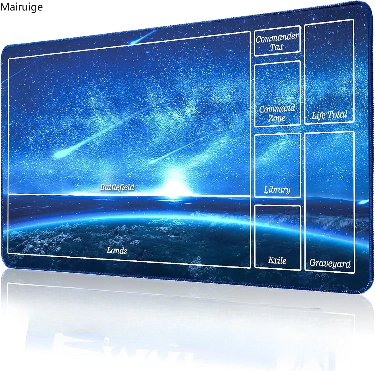 

MTG TCG Magic Card Trading Battle Game Pad Starry Sky Design Non slip Base Washable, Suitable for Parties