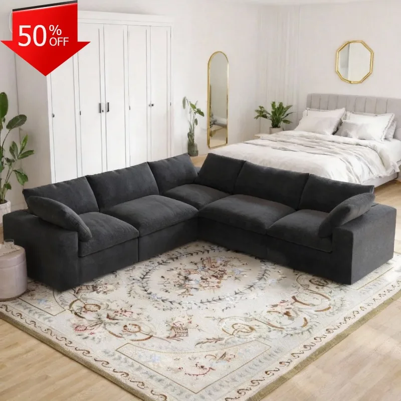 

Cloud Sofa Living Room Clearance Chaise Lounge Chair Bed Compressed Vacuum Sofa Compress Complete Trade Shows Ottoman Sofacama