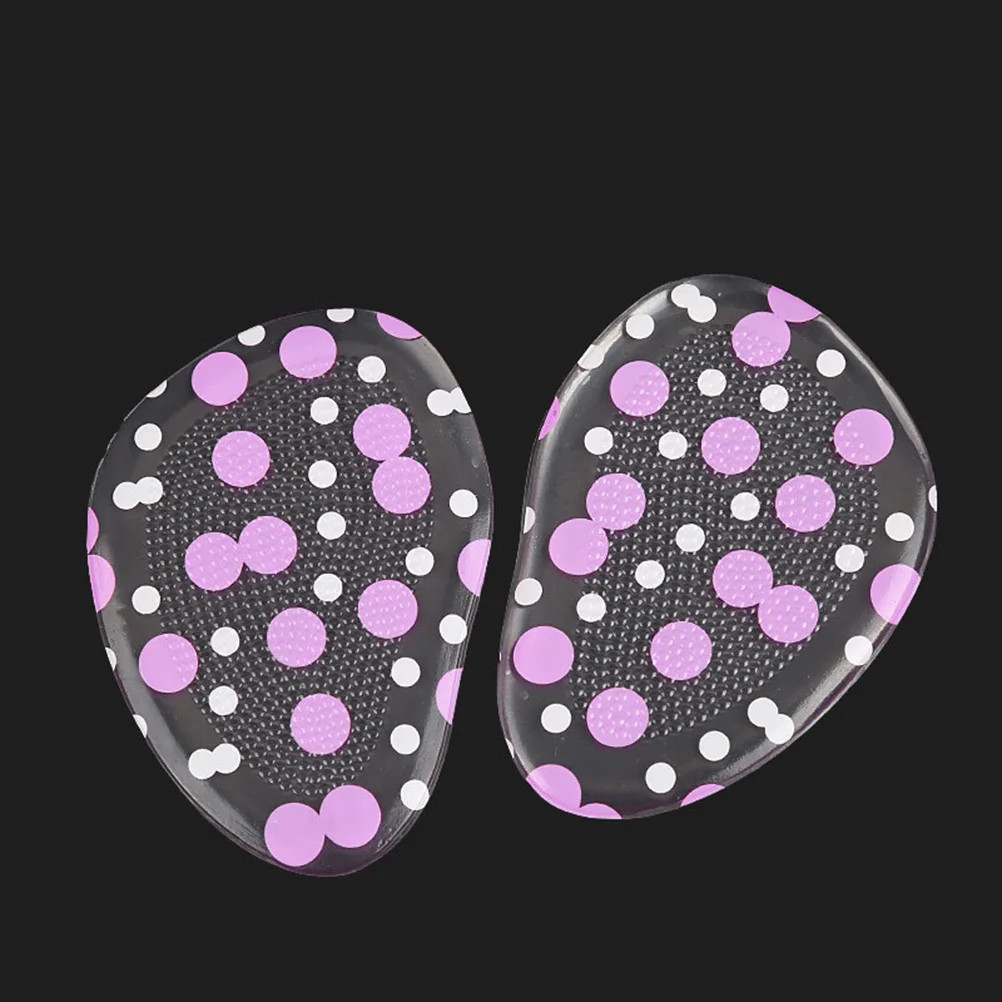 

3 Pair Forefoot Pads Gel Insoles High Heel Inserts Shoe Cushions Metatarsal Supports Toe Separators Relieves Pain Sandals