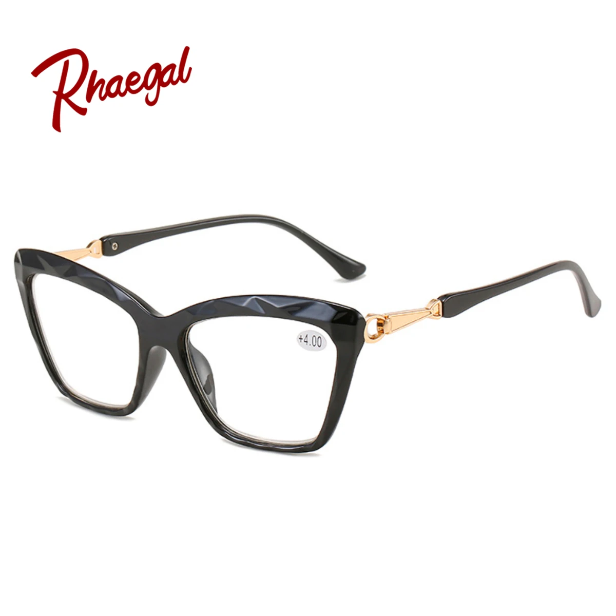 

Rhaegal Classic Cat Eye Women Men's Reading Glasses Simple Comfortable Elderly Presbyopic Glasses for Reading +1.0 to +4.0