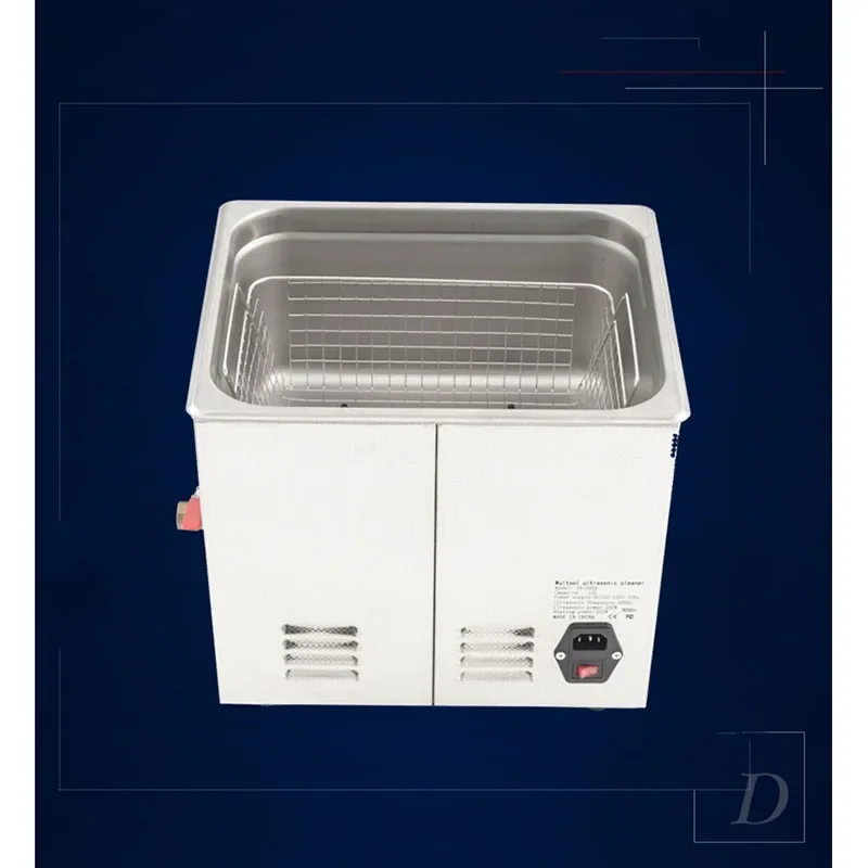 Stainless Steel Ultrasonic Cleaner Bath Digital Ultrasonic Cleaning Tank for Coins Nail Tool Part