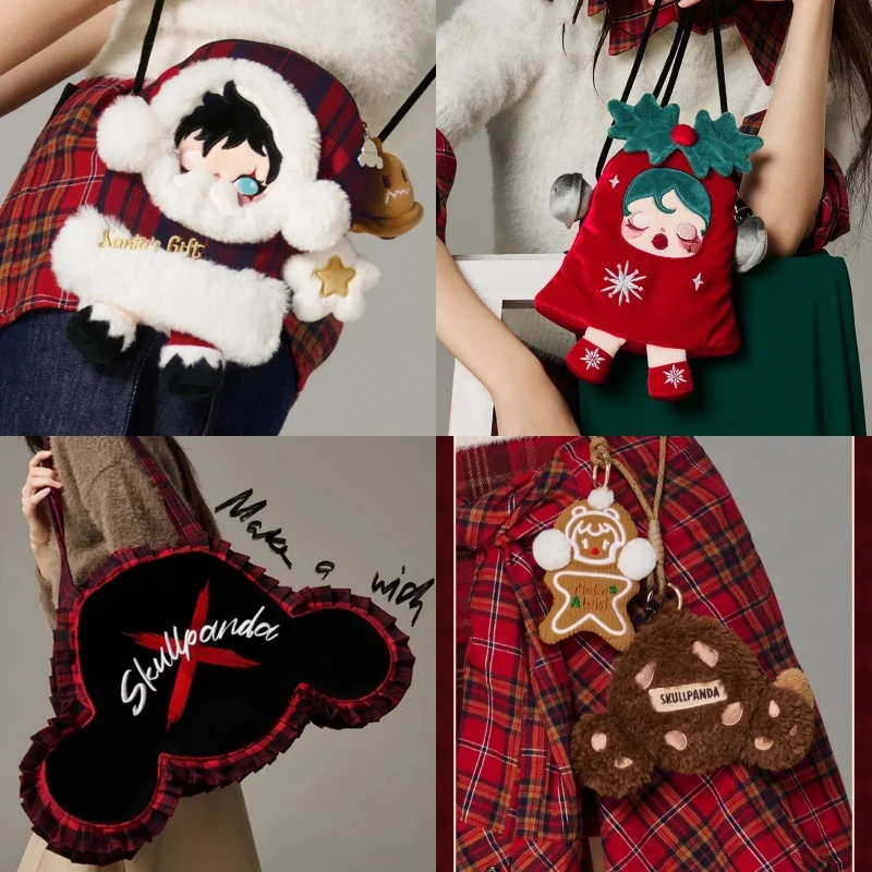 New Genuin Skullpanda Time To Make Wish Series Crossbody Bag Shoulder Bag Cute Bag Pendant As Christmas Gifts Outfit Accessories