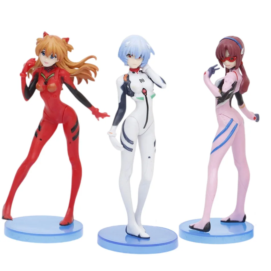 13cm Anime-Figur NEON GENESIS EVANGELION Mädchen Soryu Actionfigur Ayanami Rei Asuka Langley Figurine PVC Sammlerstücke Spielzeug