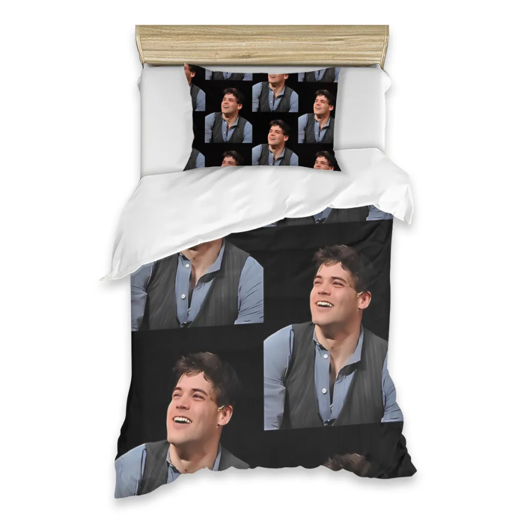 Digital Printing Bedding Set  Jeremy Jordan Newsies Duvet Cover Comforter Single Bedding Set