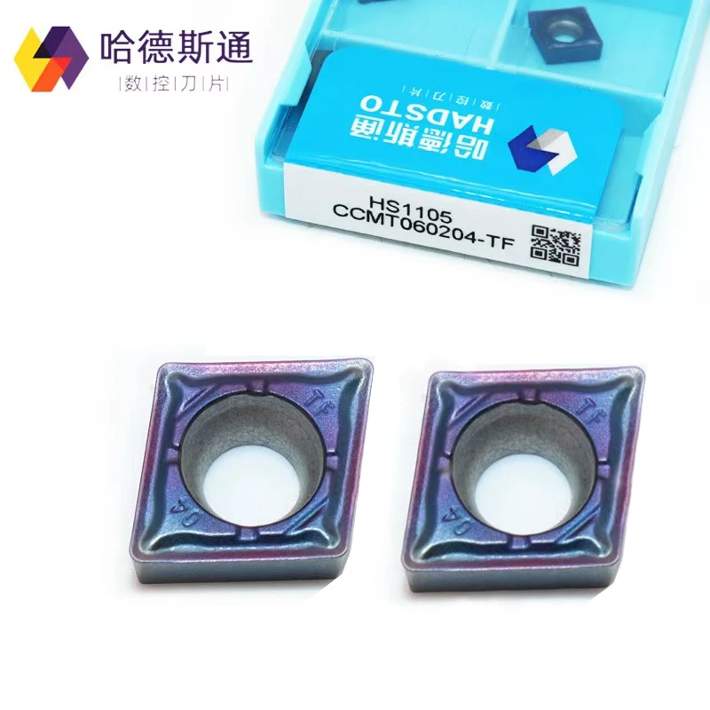 

Hadsto Original Ccmt060204 Ccmt060208 Ccmt09T304 Ccmt09T308 Tf Hs1105 Hs8215 Hardened Steel Turning Tools Cnc Lathe Blades