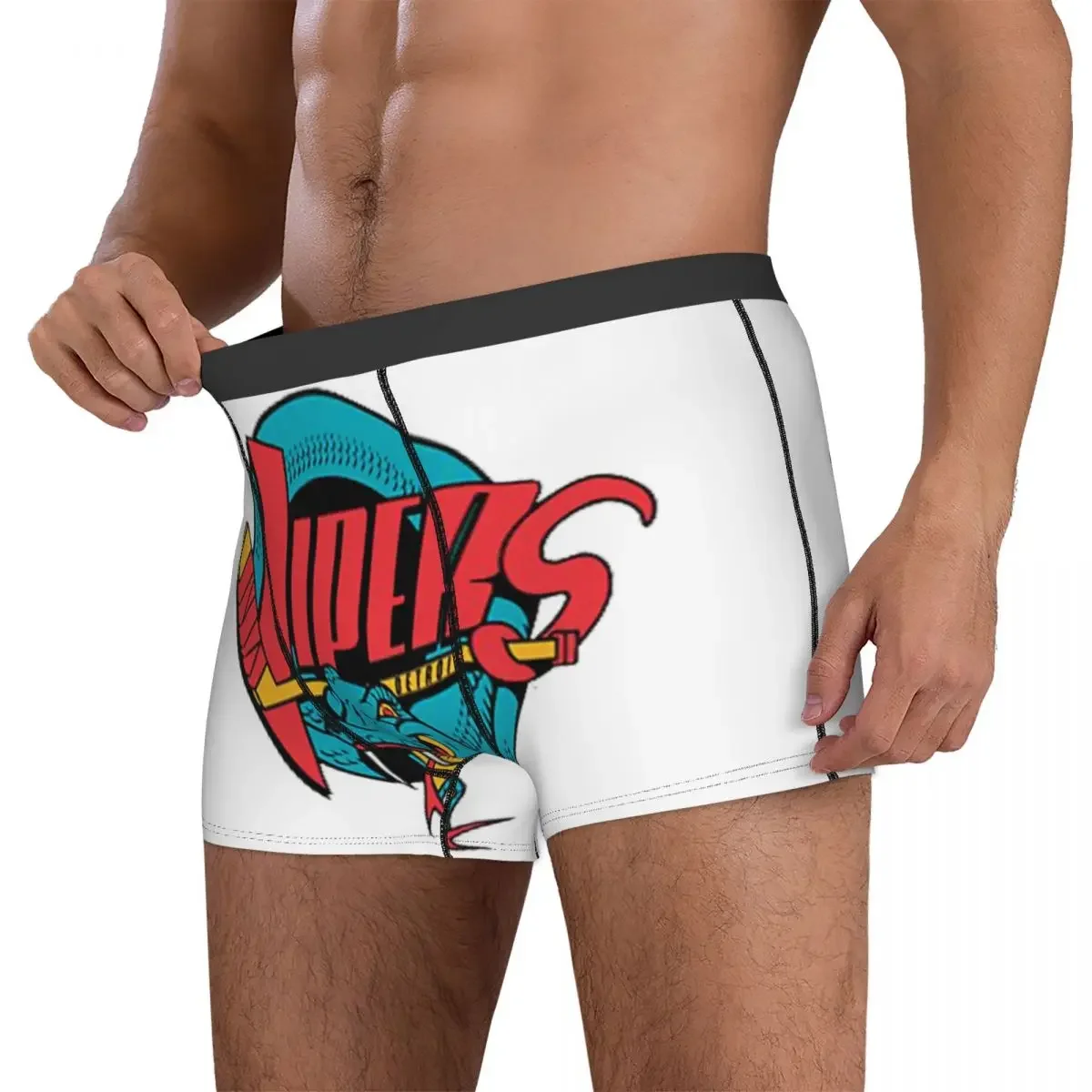 Celana dalam Boxer Detroit Vipers Detroit Vipers by heymon Beard celana dalam pria sejuk pakaian dalam untuk pria Pria Pria pacar