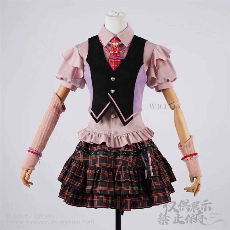 أنيمي لعبة إنفينيتي نيكي كوميك كون جيراي كي بنات Y2K الشرير Harajuku جميل الدانتيل منقوشة تنورة كعكة Kawaii فستان مخصص