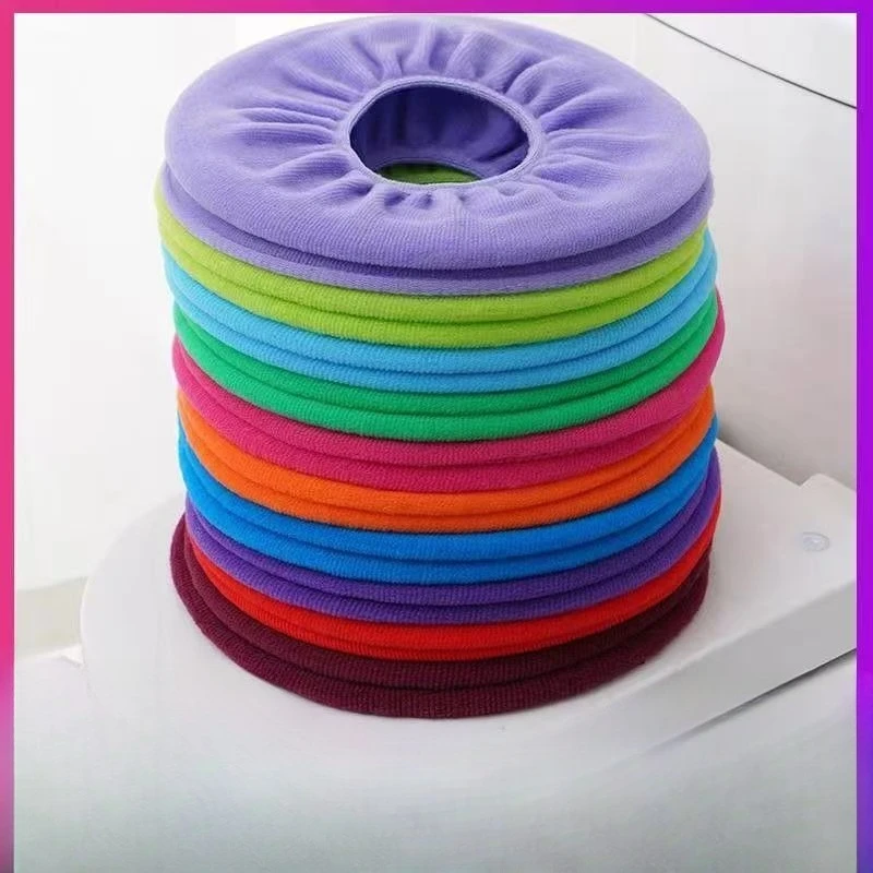 Bathroom Square Toilet Seat Cover Winter Washable Warmer Mat Toilet Cover Cushion Lid Pad Home Decor Toilet Seat