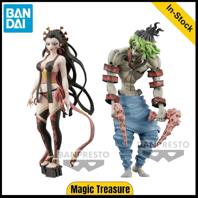 In Stock BANDAI Original Demon Slayer BANPRESTO Ghost Version Eight Giyuutaro & Daki Anime Model Gift Collection Figure