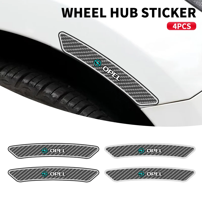 4pcs Car Styling Wheel Rims Racing Stickers Badges Auto Decoration For Opel Insignia Astra G J F K Vectra C H Corsa C B D Omega