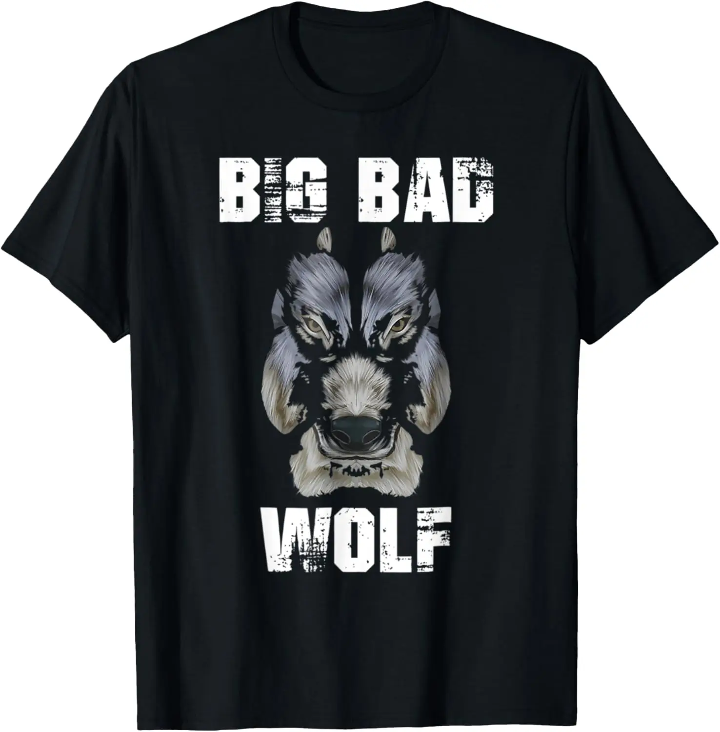 Big Bad and Wolf Funny Wolves T-Shirt