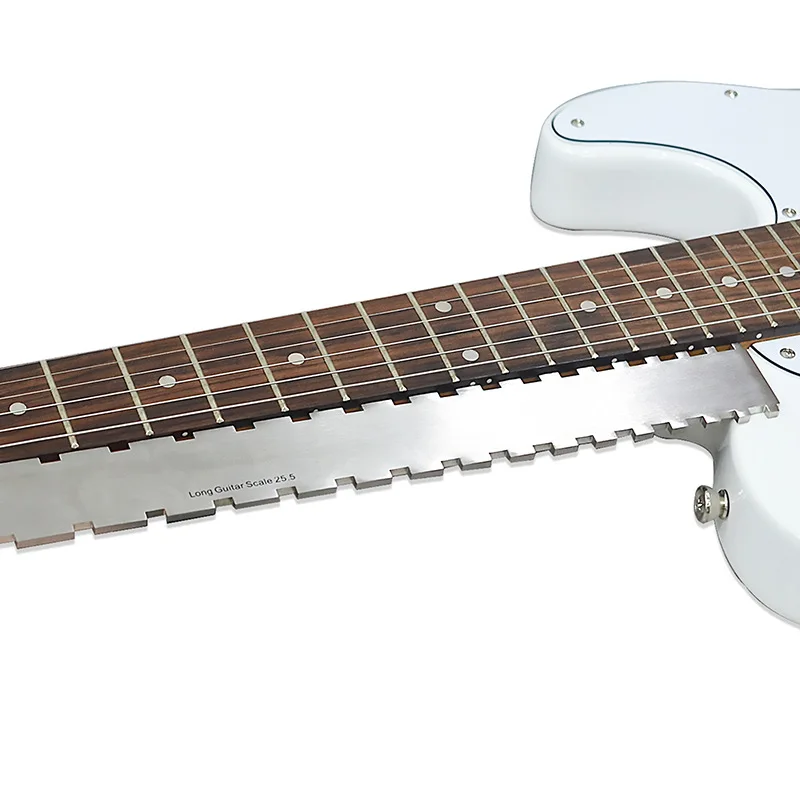 

Guitar Setup Tool Set Notched Straight Edge T-Square Action Gauge Neck Relief Ruler & Card Luthier Maintenance Kit