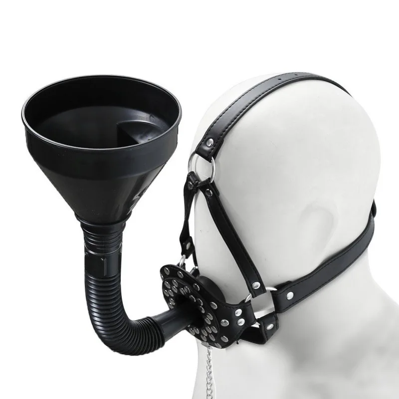 Fetish Funnel Mouth BDSM Bondage Set Slave Oral Fixation Mouth Stuffed SM Adult Game Sex Toys for Women Men Toys for Adults 2024 - Image 6