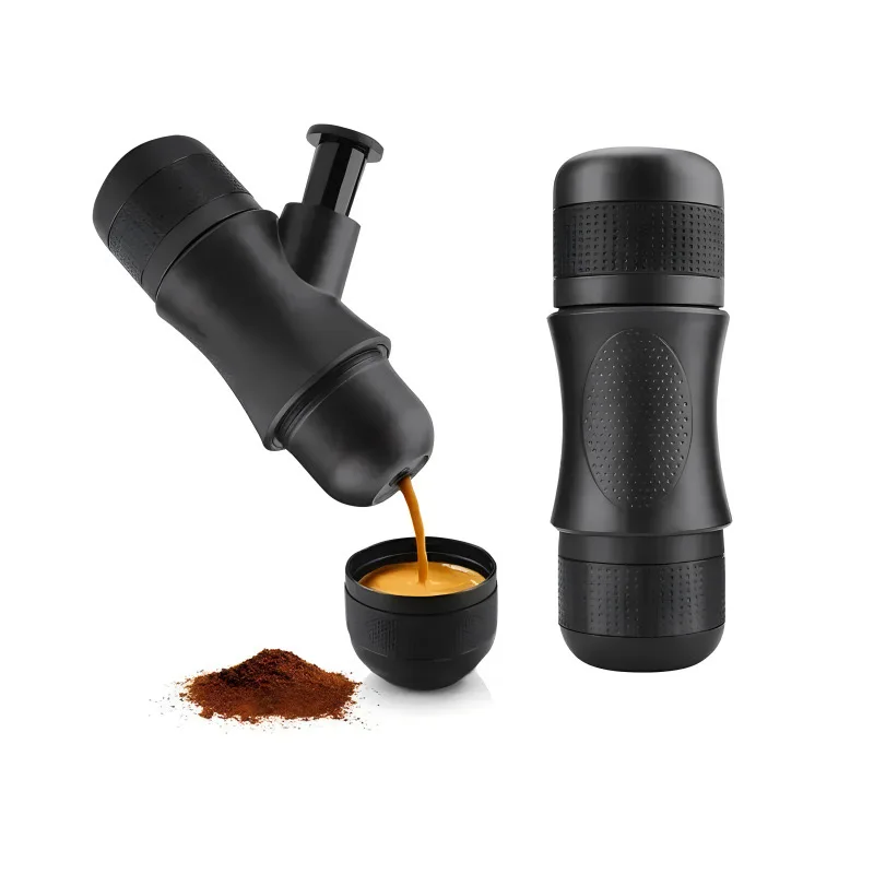 Mini máquina de café a presión portátil de mano, máquina de café Espresso a presión para oficina, hogar, oficina, viajes al aire libre