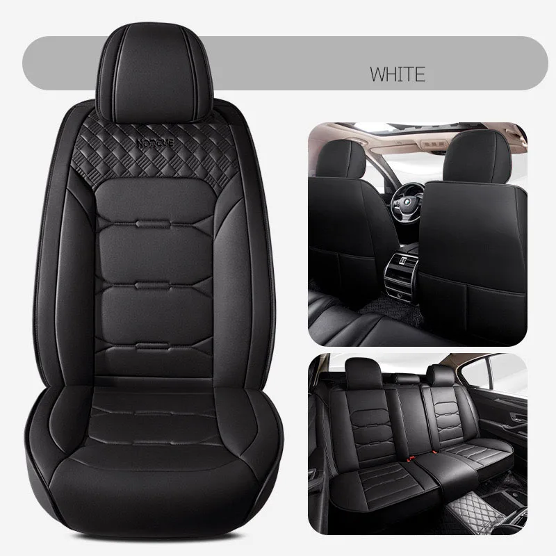 Universal Leather car seat covers For BMW Bentley Honda Peugeot BYD GWM DS Volkswagen all car model accessories Vehicle supplies