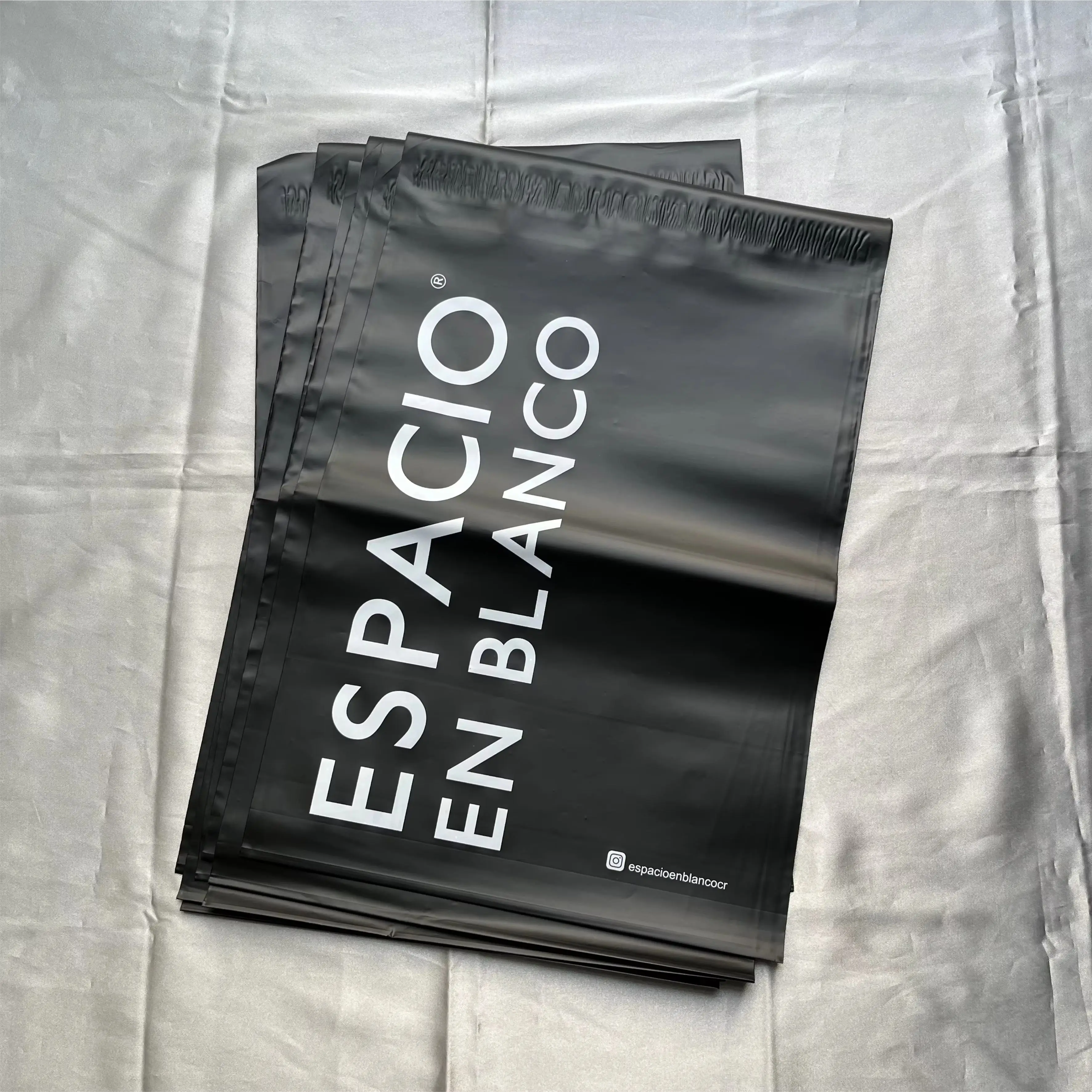 custom logo printed biodegradable matte black poly mailer envelope mailing plastic shipping packaging bags for garment