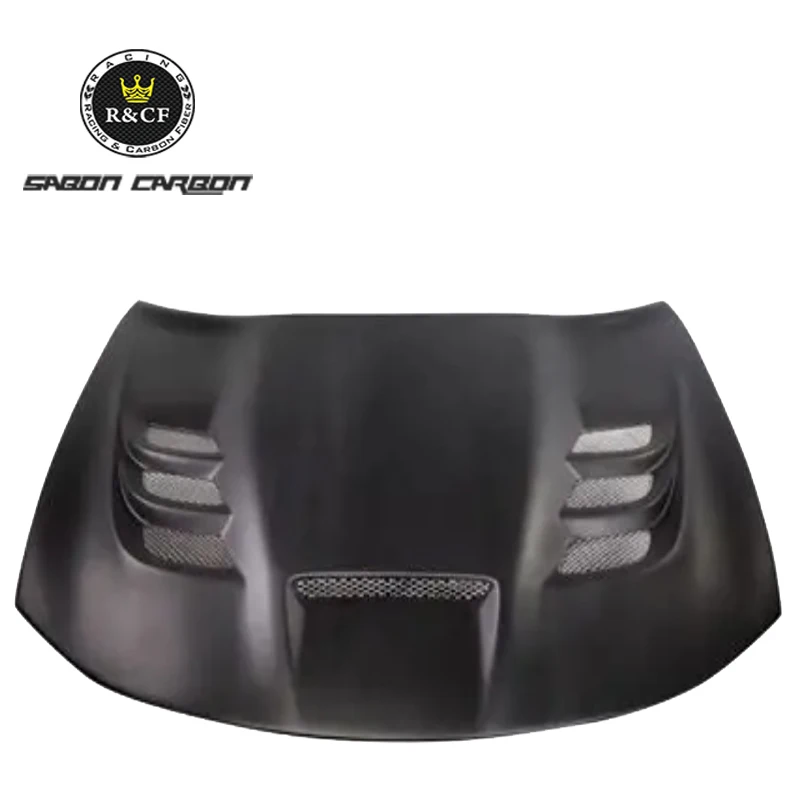 

Viper Style Carbon Fiber Front Engine Hood Bonnet For Dodge Charger 2015-2024