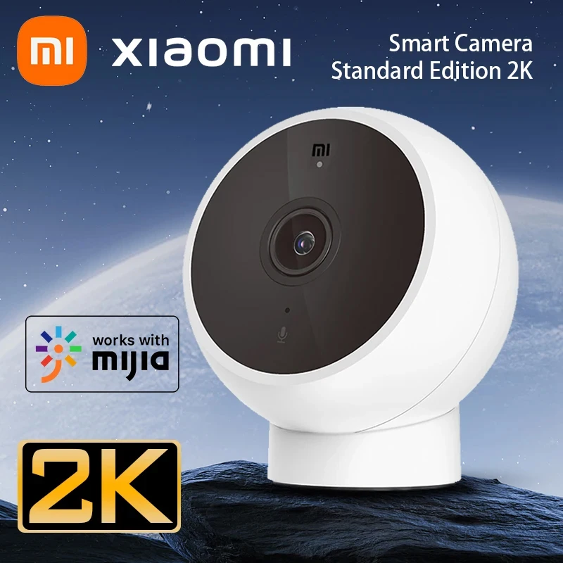 Xiaomi IP Camera 2K 1296P 180° Baby Security Monitor Webcam Night Vision Video AI Human Detection Surveillance Mi Smart Home