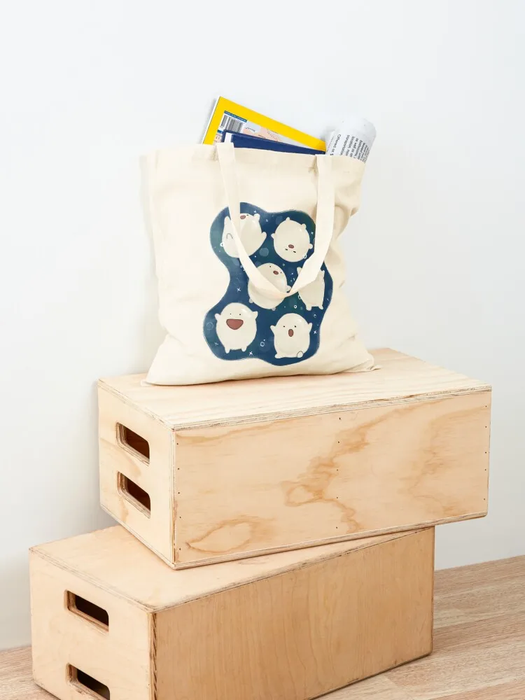 Warawara – the boy and the heron sticker Tote Bag Eco bag shopping bag women Canvas for women