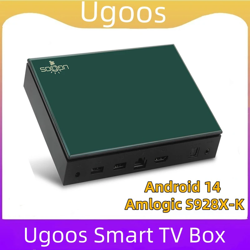 

Ugoos SK1 Lite Smart TV Box Android 14 Amlogic S928X-K 4GB 64GB Wi-Fi 6 Bluetooth 5.2 1000M ТВ-приставка Dolby Audio Widevine L1