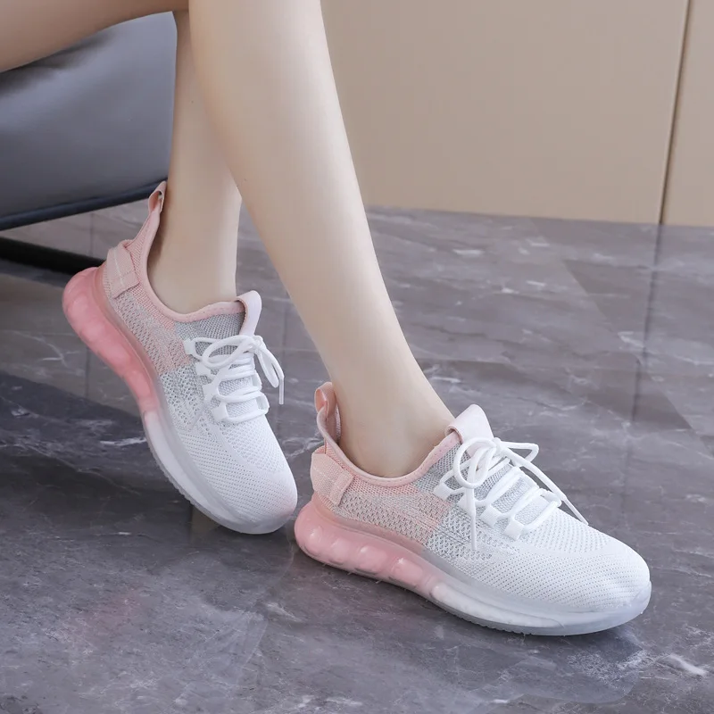 Women's Running Shoes Ladies Slip on Tennis Walking Sneakers Lightweight Breathable Comfort Work Gym Trainers Stylish Shoes