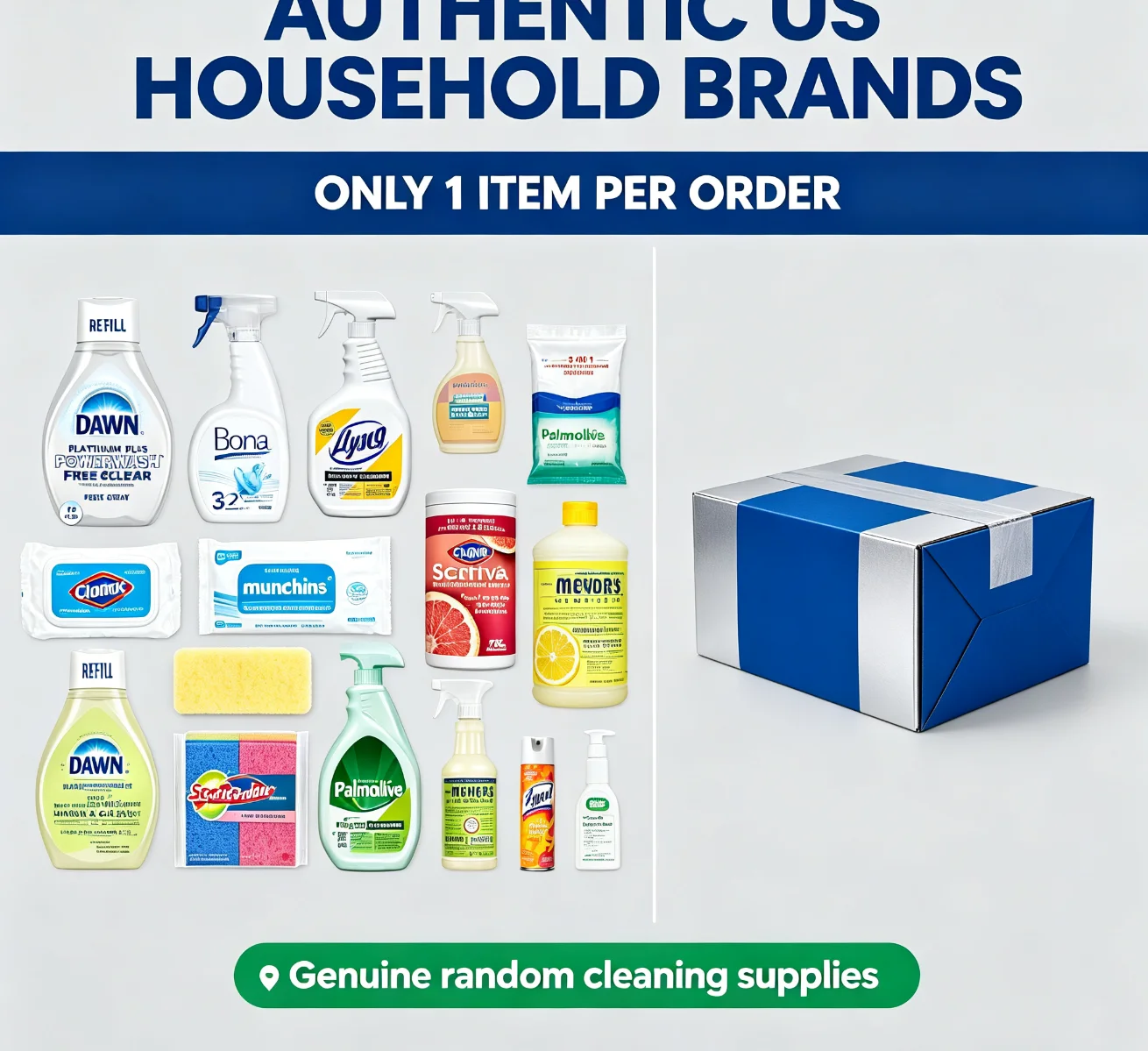 Mystery Box Laundry Supply Dishwashing Liquid Random One per Box Home Cleaning Essentials Surprise Pack view 4