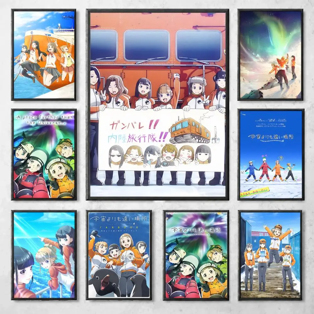 anime A Place Further Than the Universe Poster HD Self-Adhesive Waterproof Poster Wall HD Print Room Aesthetic Decoration Gift