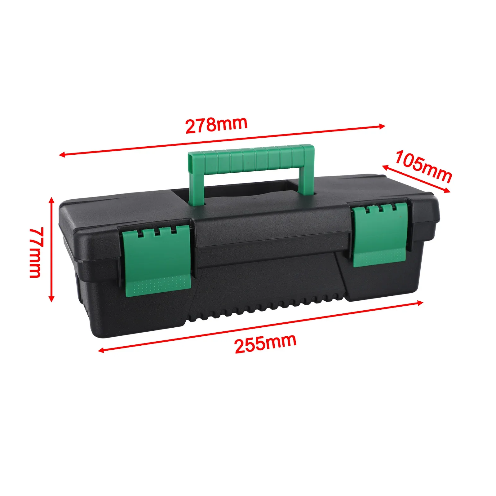 Carpentry Tool Box 10Inch Tool Box ABS Lock Buckle Comfortable Handle Easy To Open And Close For Home Improvement