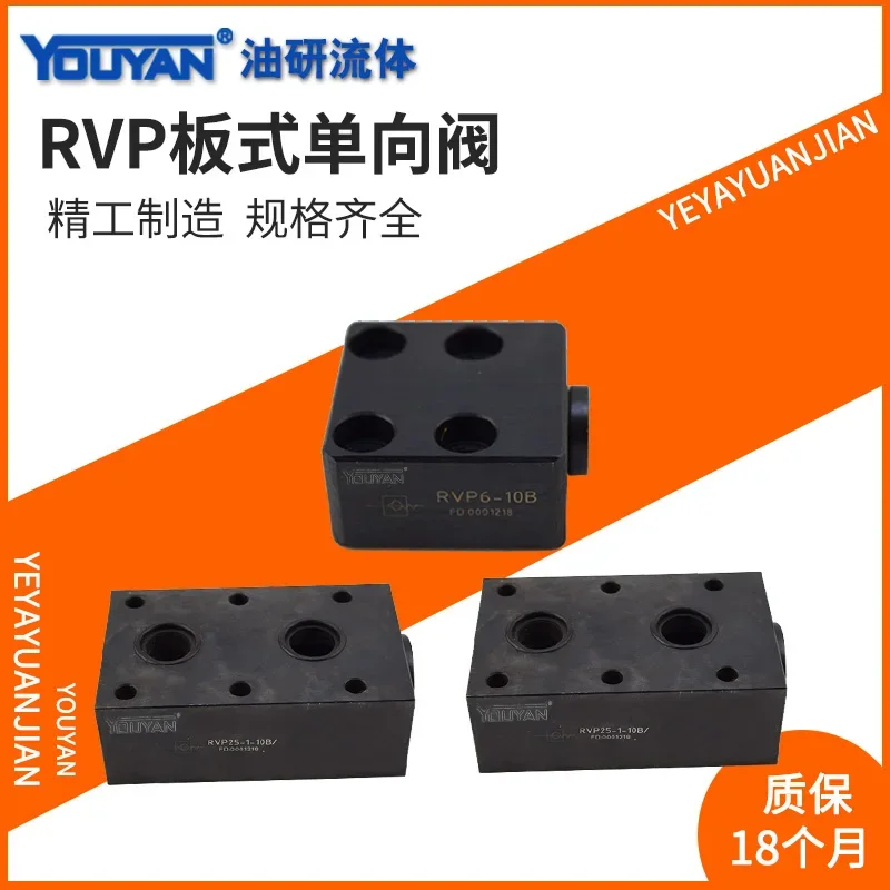 RVP6 type 8 hydraulic RVP10 plate type 12 check valve RVP16 RVP20 25 30 40-1-10B